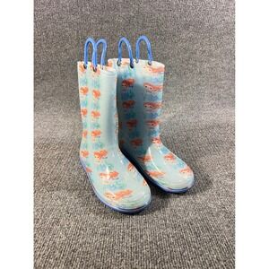 Mermaid Rain Boots Kids Size 4